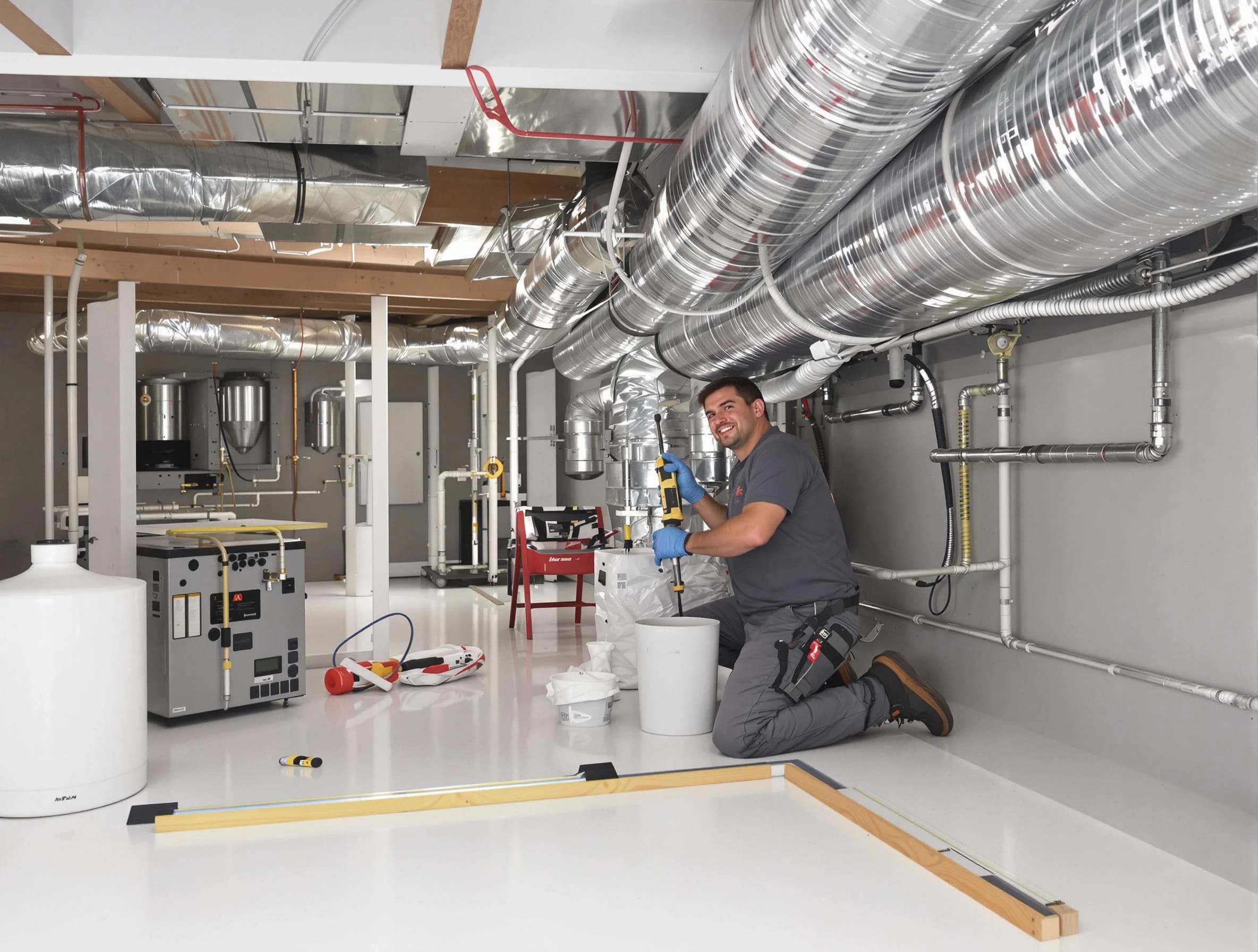 Professional duct sealing service by Leominster Air Duct Cleaning in Leominster