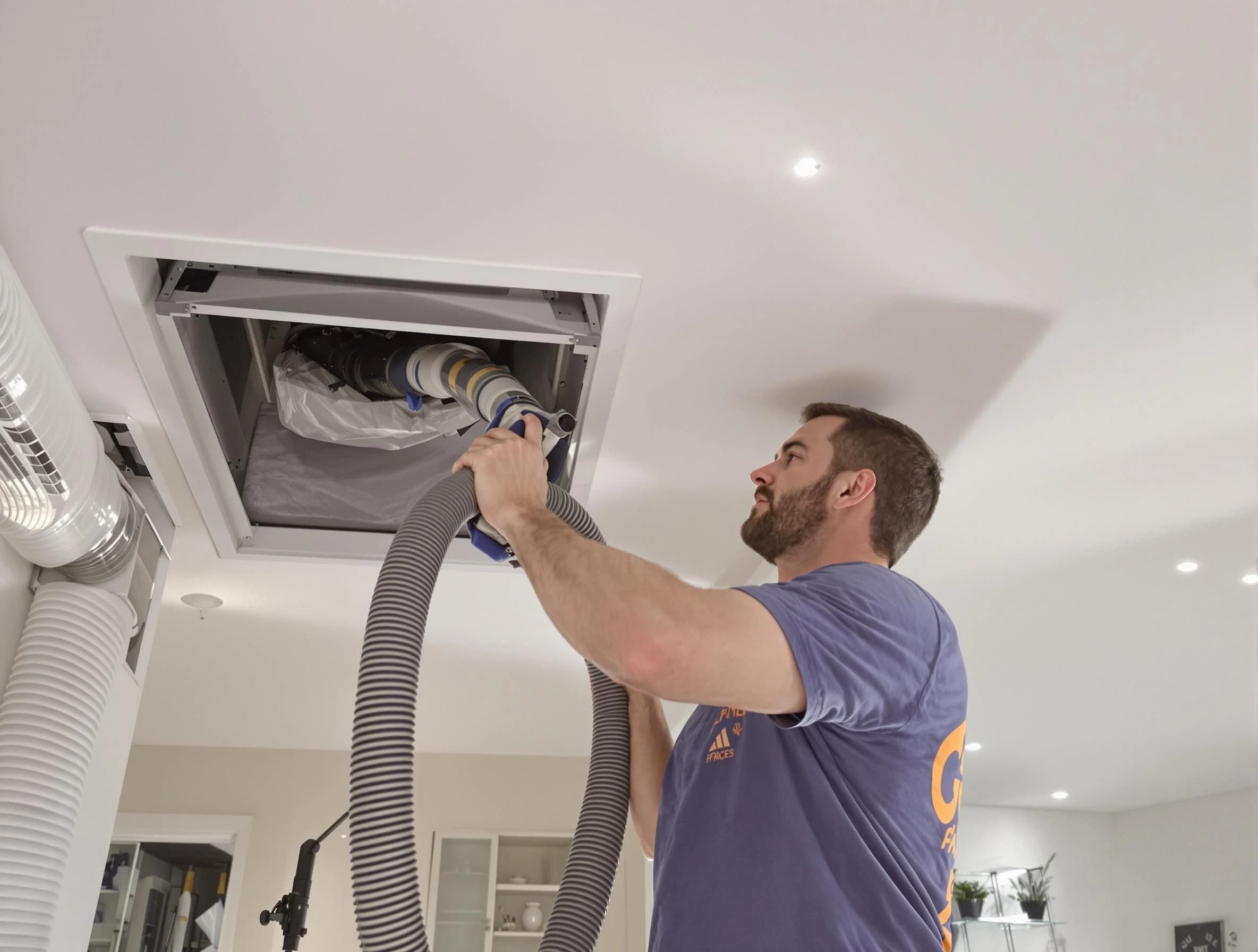 Precision indoor duct cleaning by Leominster Air Duct Cleaning in Leominster