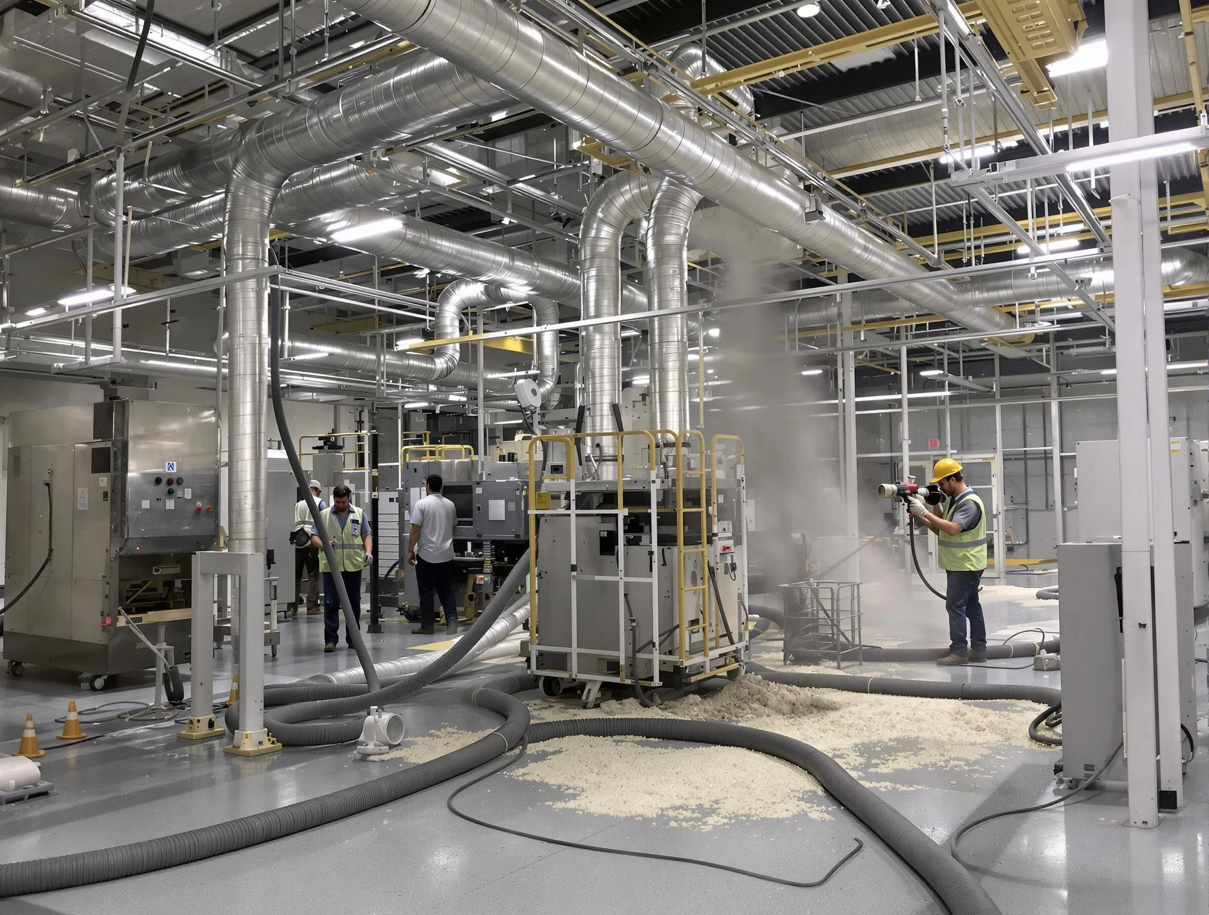 Heavy-duty industrial duct cleaning by Leominster Air Duct Cleaning in Leominster